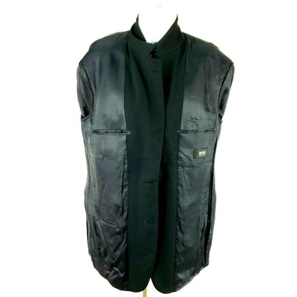 BOSS Hugo Boss Akropolis 42L 2 Button Black Wool B - Picture 9 of 11